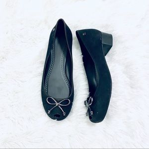 Melissa Black Bow Ribbon Pumps US 8